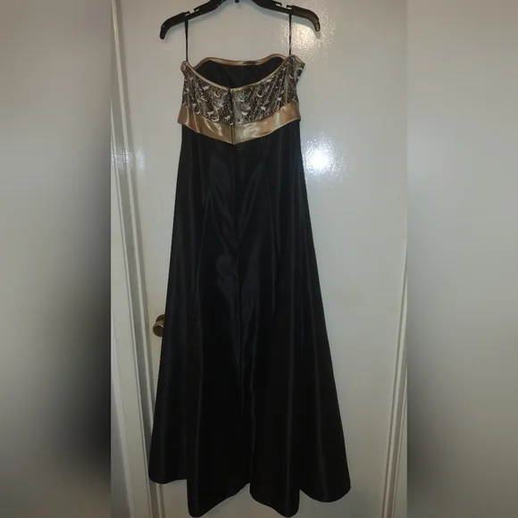 Jessica McLintock for Gunne Sax Strapless evening gown size 11 - Picture 2 of 4